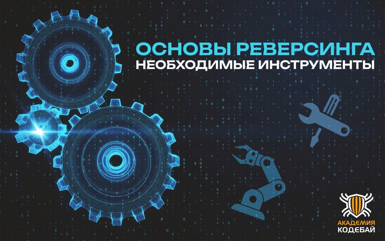 Схематическое изображение инструментов для реверс-инжиниринга программного обеспечения
